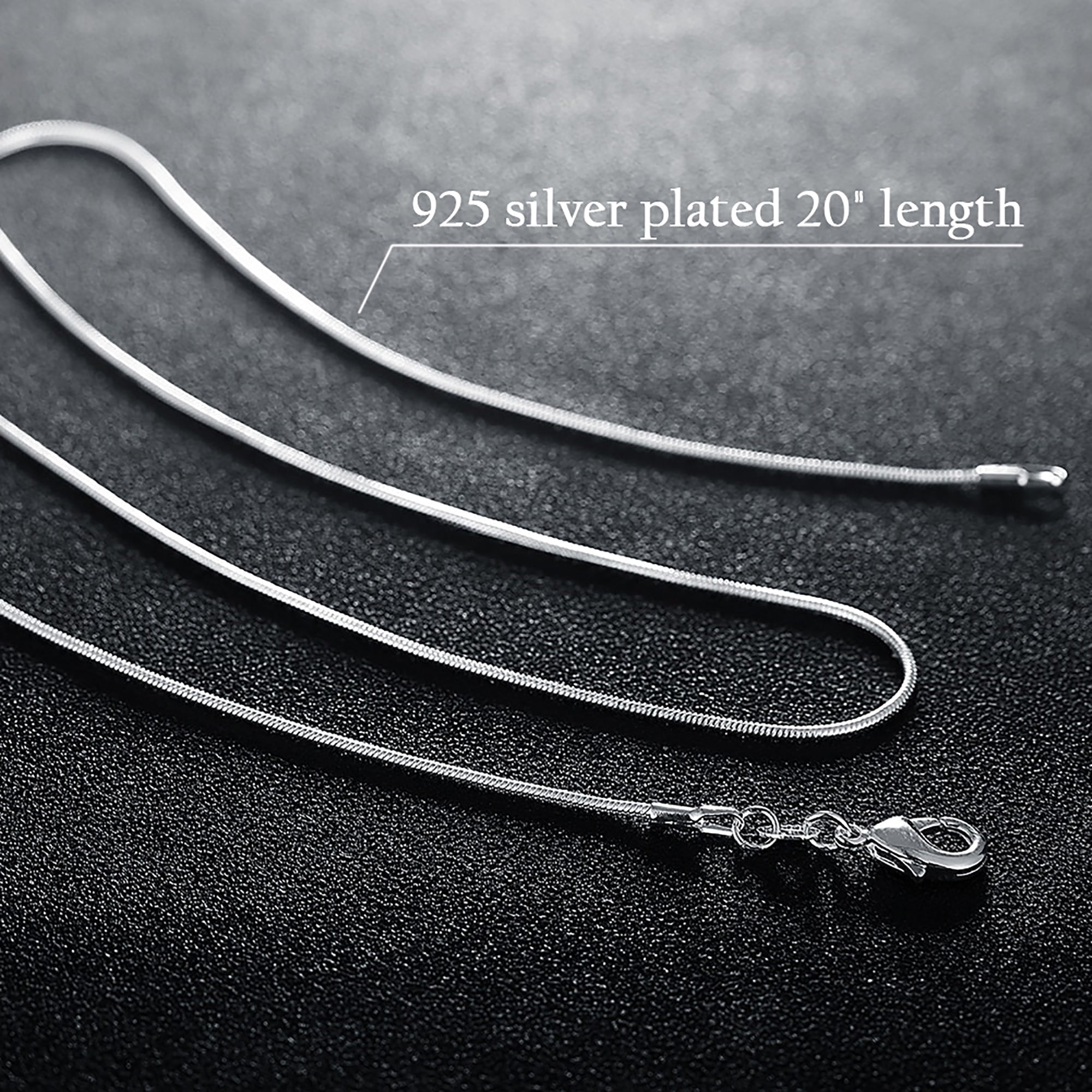 925 Silver Plated Chakra Healing Crystals Necklace For Women Anxiety Relief Pendant Jewellery - WICCSTAR