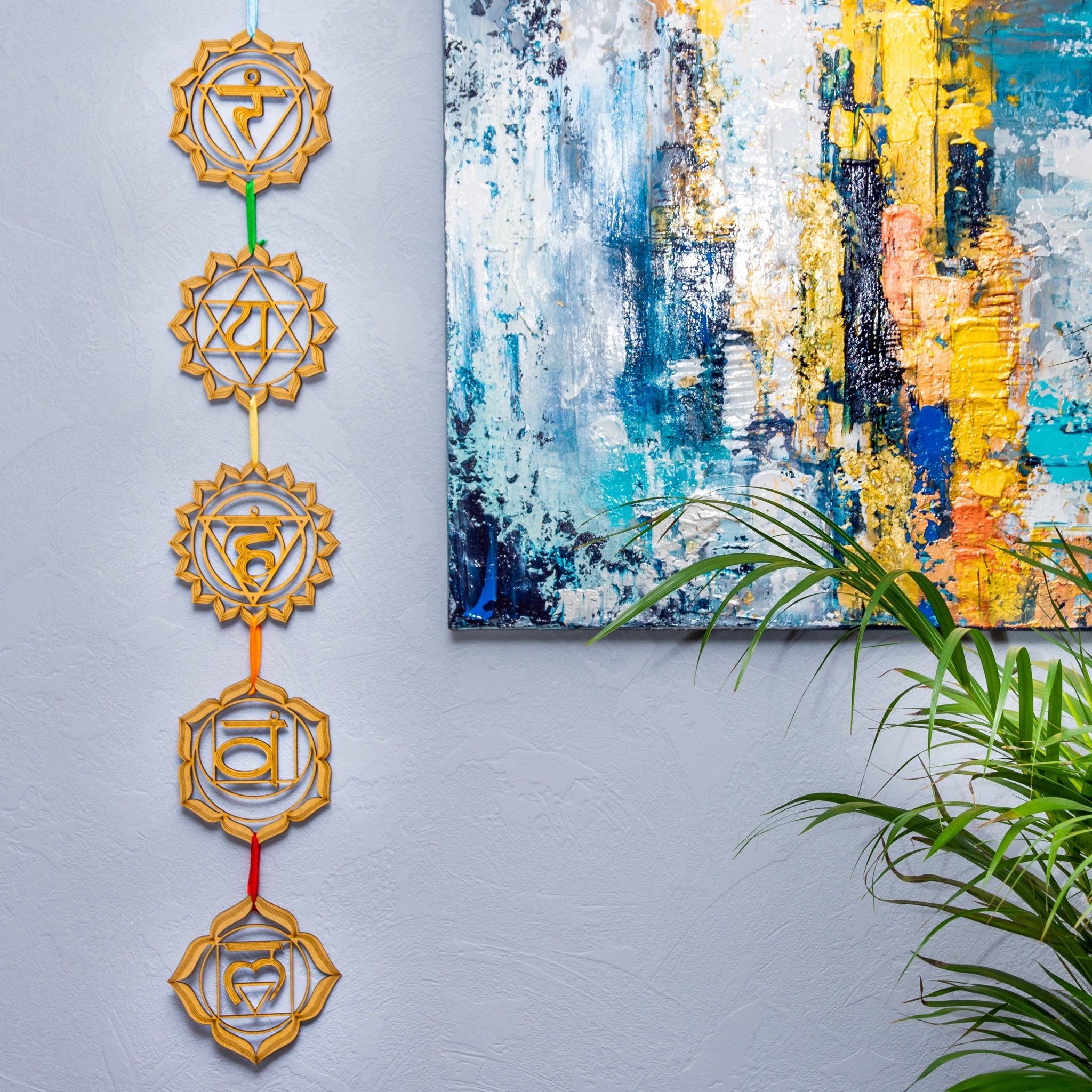 Chakra Sign Wall Hanging Home Decor For Meditation - WICCSTAR