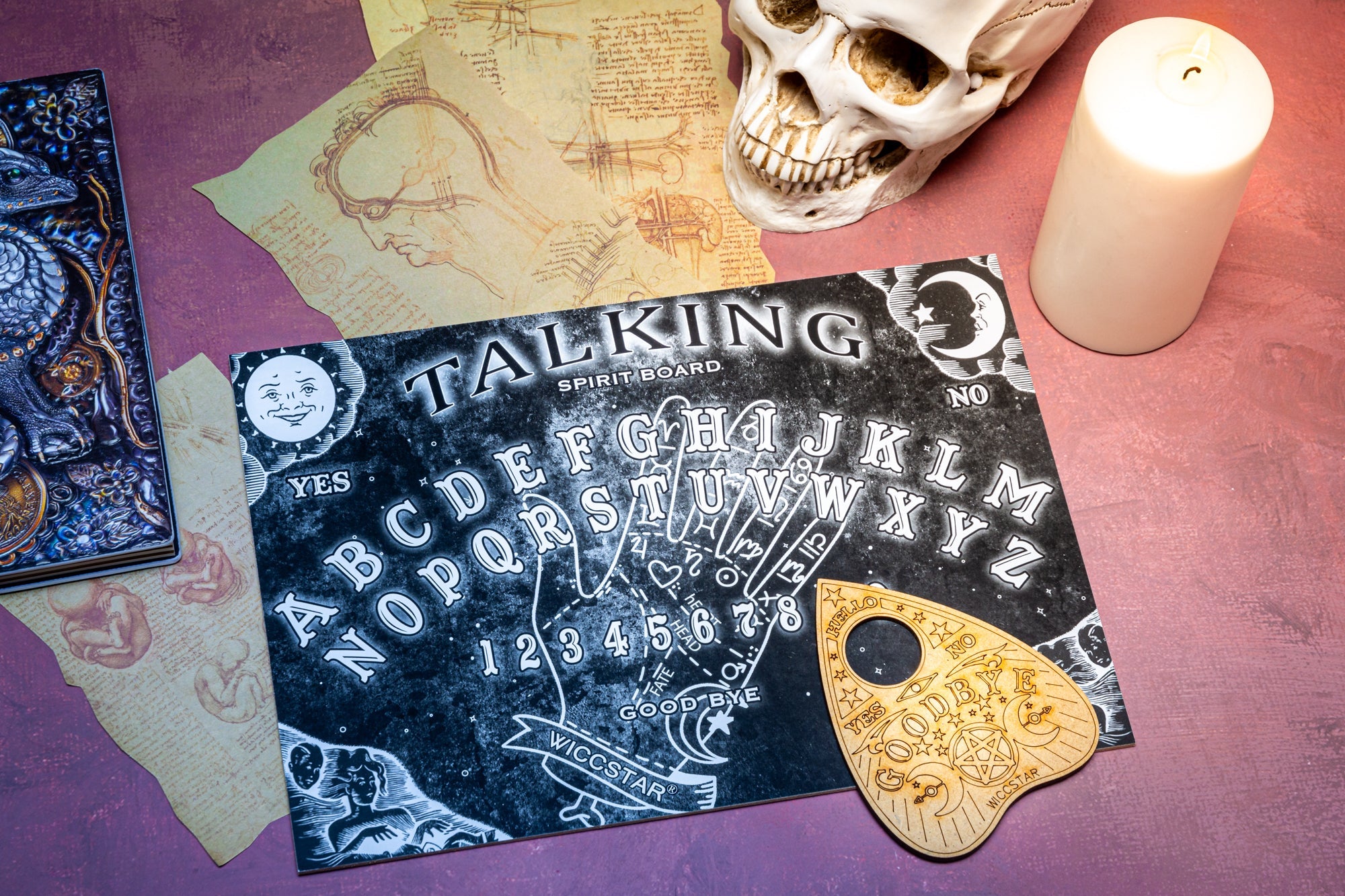 Black Ouija Board - WICCSTAR