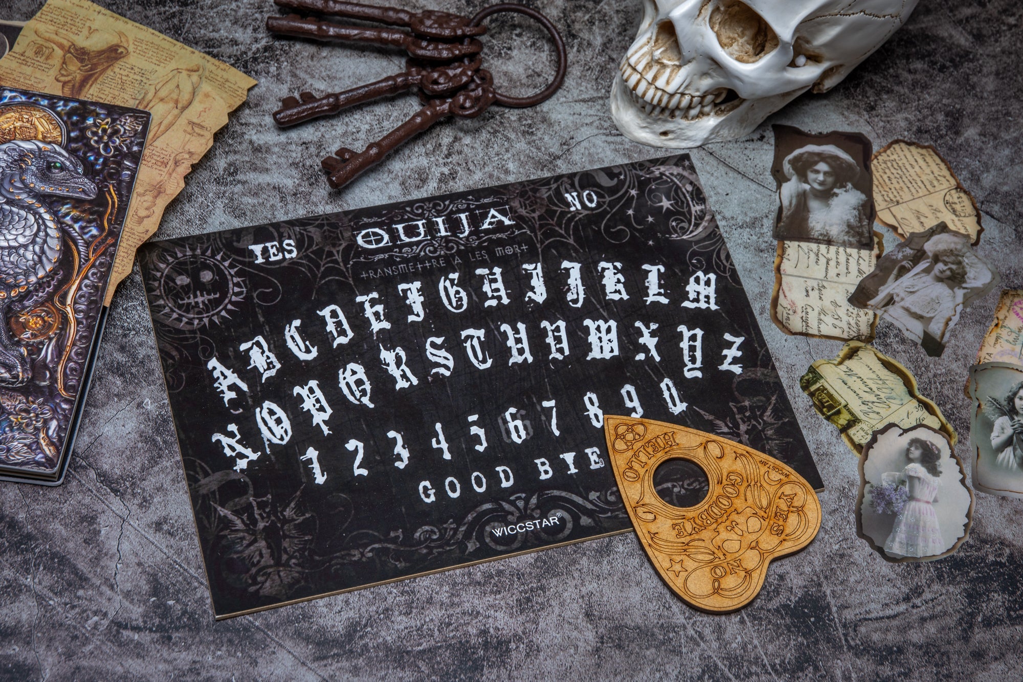 Black Ouija Board - WICCSTAR