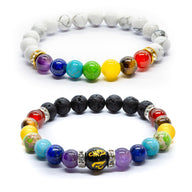 2pcs Chakra Balancing Bracelets