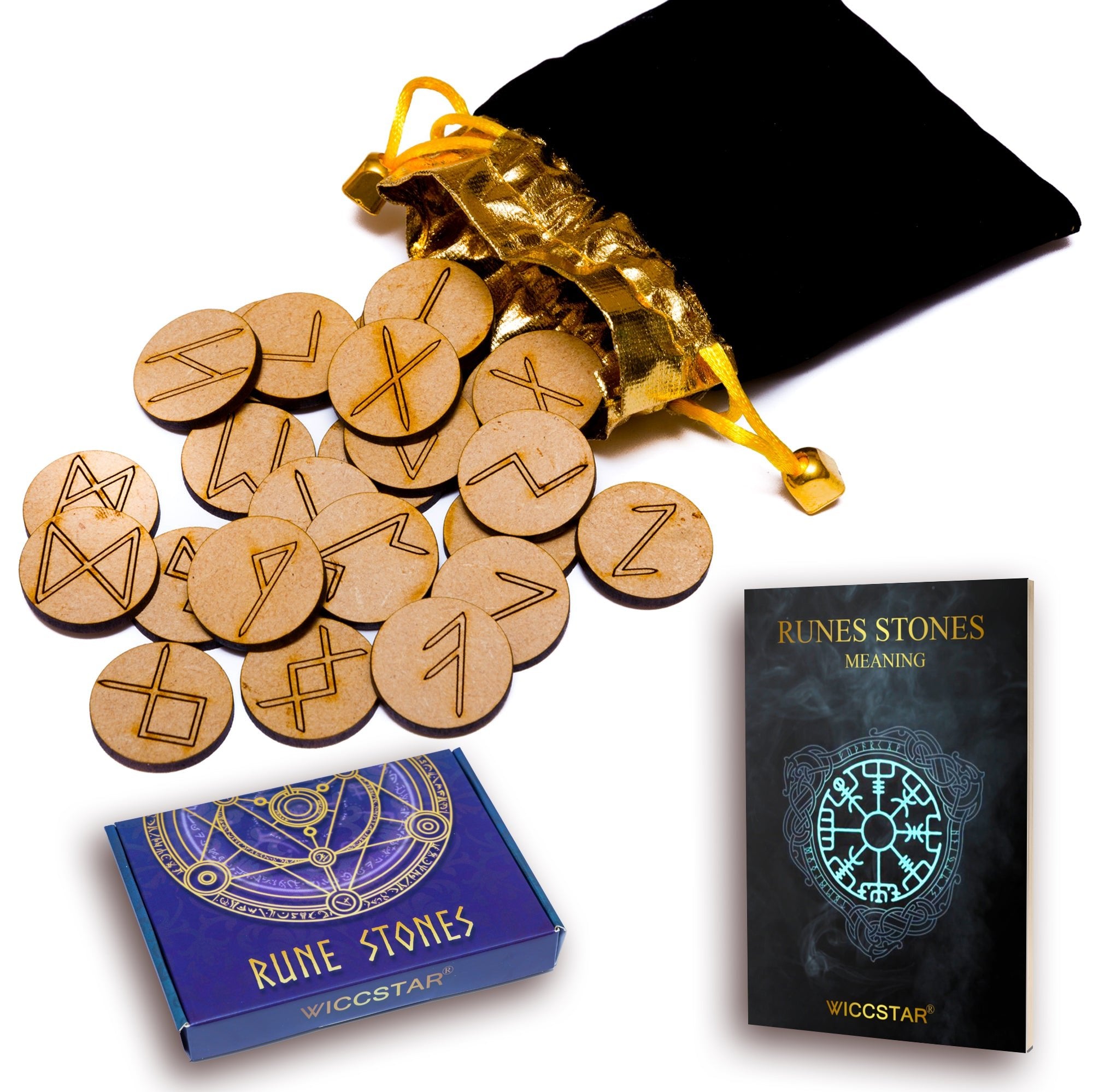 Magic Rune Stones Authentic Rune Stones for Divination & Guidance – WICCSTAR